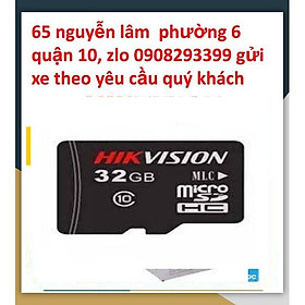thẻ micro sd 32g hikvision chính hảng
