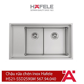 Mua Chậu rửa chén inox Hafele  HS21-SSD2S90M