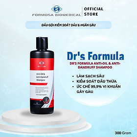 Dầu Gội Kiểm Soát Dầu & Ngăn Gàu Dr's Formula Anti-Oil & Anti-Dandruff Shampoo