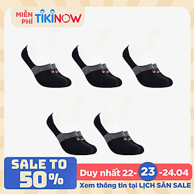 Combo 5 Đôi Tất Hài Lười Nam Lịch Lãm, Sang Trọng, Chất Liệu Sợi Cotton Cao Cấp Co Giãn 4 Chiều Chống Hôi Chân, Silicon Chống Tụt Gót Chân MRM FASHION (cùng màu)