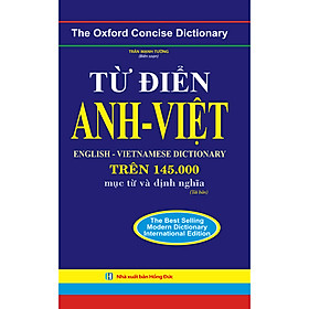 Từ Điển Anh - Việt Trên 145.000 Mục Từ Và Định Nghĩa (Bìa Mềm) (Tái Bản)