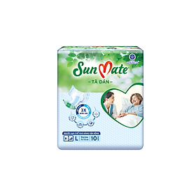 Tã Dán Người Lớn SunMate AX2 Size L10 (10 Miếng)
