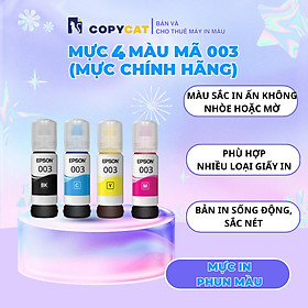 Mua Mực In Epson mã 003 ( CHÍNH HÃNG ) Cho Máy L1110/L3110/L3150/L5190/L1216/l1210/L3216/L3210/L3250/L3256/L3210