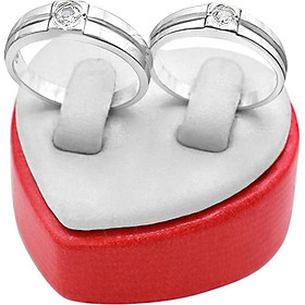 Nhẫn Đôi Bạc Hiểu Minh NC498 Mình Mãi Là Của Nhau