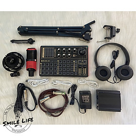 Mua Combo Sound Card K300 Mic Thu Âm K320 Đầy Đủ Phụ Kiện Tặng Tai nghe chụp