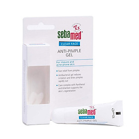 Gel Ngừa Mụn Kháng Khuẩn Và Làm Dịu Da Mụn Sebamed Clear Face Anti-Pimple Gel PH5.5 Từ Đức Tuýp 10Ml