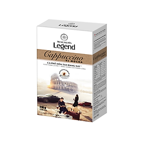 Trung Nguyên Legend - Cà phê hoà tan rang xay Cappuccino Mocha - Hộp 12 gói x 18gr ( có sữa)