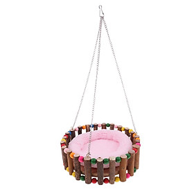 Hamster Squirrel Cage Hammock Hanging Nest Bed Small Animal Toy Random S