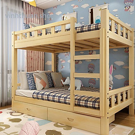 Mua FU128- Giường tầng gỗ chất lượng cao giường tầng trẻ em người lớn 190*90*160cm (có ngăn kéo) vinhthuan.shop