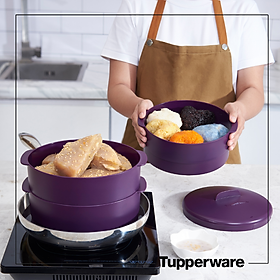 Mua Xửng hấp 3 tầng Tupperware chính hãng (màu tím than)