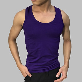 Áo ba lỗ nam tập gym mặc lót thun cotton co giãn tốt vận động thể thao U05