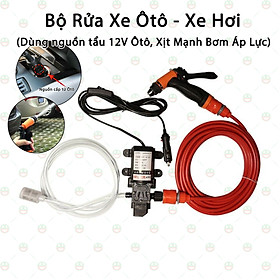 Mua  Quá Tiện  Máy Rửa Xe Mini - Cắm 12v Xe Hơi Ôtô - Điều Chỉnh Lực Nước  Rửa Xe Máy  Tưới Cây  Vệ Sinh - KDHS-3418-MBRX12V