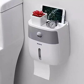 Mua Hộp đựng giấy vệ sinh Ecoco dán tường cao cấp 2 tầng