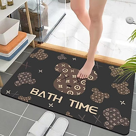 Mua THẢM CHẢI CỬA PHÒNG SILICON ĐẾ CAO SU ( KT 60 X 40 ) KIỂU DÁNG HÀN QUỐC SANG TRỌNG CAO CẤP