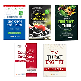 Combo 5 Sách: Bí Mật Dinh Dưỡng+Toàn Cảnh Dinh Dưỡng+Liệu Trình Dinh Dưỡng+Động Mạch Vành+Giải THoát Ung Thư