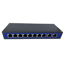 8 + 1 Port POE Switch   802.3af/at Power over Ethernet for  IP Camera