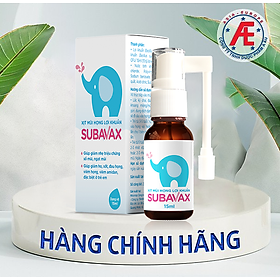 Xịt mũi họng lợi khuẩn Subavax 15ml