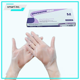 Mua Găng Tay Cao Su Bao Tay Nấu Ăn Chế Biến Thực Phẩm TPE Siêu Dai Hộp 100 Cái