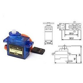 Động Cơ Servo Pro SG90 9g 180 độ kèm phụ kiện MG90S cho xe tàu, máy Bay Điều Khiển Từ Xa # linh kiện điện tử