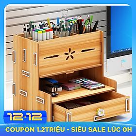Hộp Viết Gỗ Để Bàn Thời Trang HV03