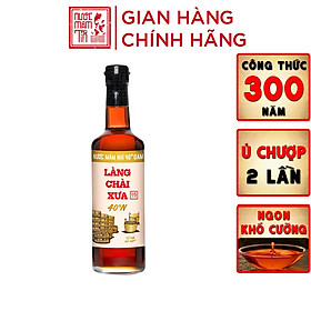 Đặc Sản Phan Thiết - Nước Mắm Nhỉ 40 Độ Đạm Làng Chài Xưa Chai Thủy Tinh 500Ml Ủ Chượp 2 Lần Không Chất Bảo Quản - Nước Mắm Tĩn