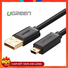 Dây USB 2.0 sang Mini USB mạ vàng 1m UGREEN 10355 US132 - Hàng chính hãng 