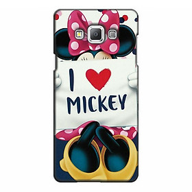 Ốp Lưng Dành Cho Điện Thoại Samsung Galaxy A7 - I Love Mickey