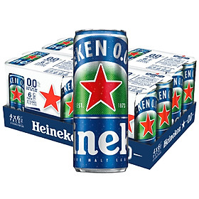 Thùng 24 Lon Cao Heineken 0.0 (24 Lon x 330ml)