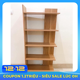 kệ sách đa năng 5 tầng bằng gỗ tiết kiệm không gian kích thước 1m2 x 50 cm