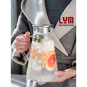Bình tam giác 2L, bình nước thủy tinh chịu nhiệt không chì Borosilcate - Hàng cao cấp xuất khẩu