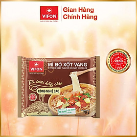 Thùng 30 gói Mì Tươi VIFON vị Bò Xốt Vang 70gr/gói