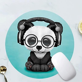 Mua Miếng lót chuột tròn cún nghe nhạc dễ thương chống nước cực êm