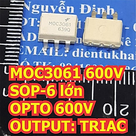 5 con MOC3061 600V SOP-6 lớn OPTO 600V OUTPUT: TRIAC kde6419