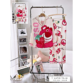 Đồ Bộ Pijama Nữ Chất Lụa Latin Cao Cấp Thiết Kế - Mã 07