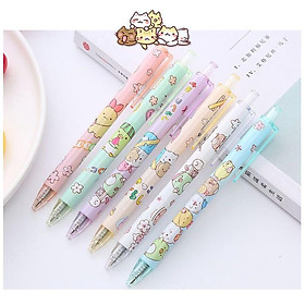 Bút Gel Bấm Gà Guru Mực Đen 0,5mm Dễ Thương H155