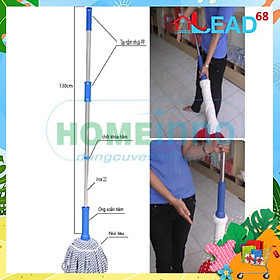 cây lau nhà vắt tự hãm tròn homeinno