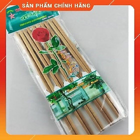 Mua Đũa gỗ cao cấp  đũa gỗ sao Trường Sơn( 1 vỉ 10 đôi)