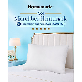 Ruột gối Microfiber cao cấp gối nằm lông vũ khách sạn 50x70 45x65cm Homemark PR01