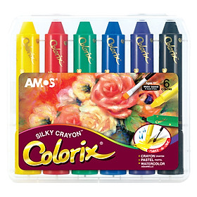 Bút Màu Trang Trí 3 trong 1 Colorix AMOS ACXS (6 Màu)