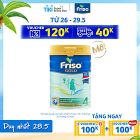 Sữa Bột Friso Gold 4 380g (Dành Cho Trẻ Từ 2 - 6 Tuổi)