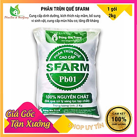 Mua Phân Bón Hữu Cơ Phân Trùn Quế Cao Cấp Sfarm 2kg - Shop Phân Bón và Hạt Giống