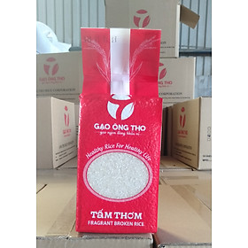 Tấm Thơm ( Tấm Gạo ST25 ) Ông Thọ 1Kg - Cơm mềm dẻo, nấu cơm ăn dặm cho bé, nấu cháo dinh dưỡng cho người già và trẻ nhỏ, cơm tấm gia đình