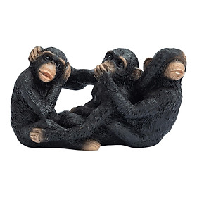 Hình ảnh Monkey Statue Sculpture Little Monkey Ornament for Bedroom Decoration