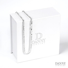 Dây chuyền Nữ Bạc 925 Danny Jewelry Xi Bạch Kim AI0Y0024