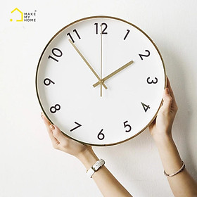 Mua Đồng Hồ Treo Tường Viền Kim Loại Cao Cấp NOTA