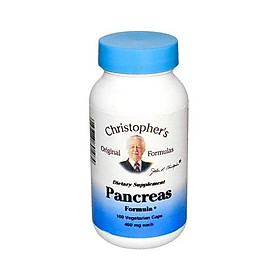 Dr Christopher's Formula Original Formulas Pancreas Formula, 100 Count
