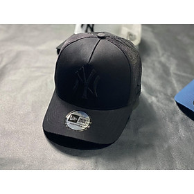 (Hàng VNXK) Nón kết, mũ lưỡi trai nam nữ cho MLB phối lưới vải kaki thời trang (Ảnh thật)