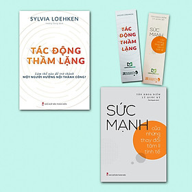 Hình ảnh Bộ Sách Nghệ Thuật Sống Hướng Nội Thành Công Thời 4.0: Tác Động Thầm Lặng - Làm Thế Nào Để Trở Thành Một Người Hướng Nội Thành Công + Sức Mạnh Của Những Thay Đổi Tâm Lí Tinh Tế (TB)