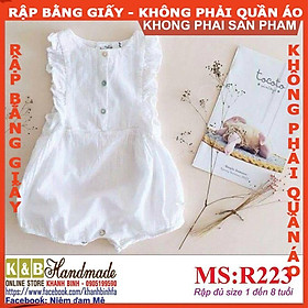 Rập giấy A0 jum bé gái mã R223 (BẢN VẼ)