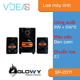 Mua Loa máy tính 2.1 Glowy SP-2071 _ Hàng nhập khẩu